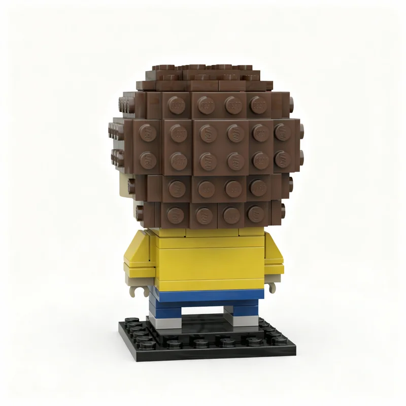 177pcs MOC Shrunken Ed Garbage Pail BricKidz Brickheadz Model Building Blocks Architecture Festival Gifts Toys Idea Brick