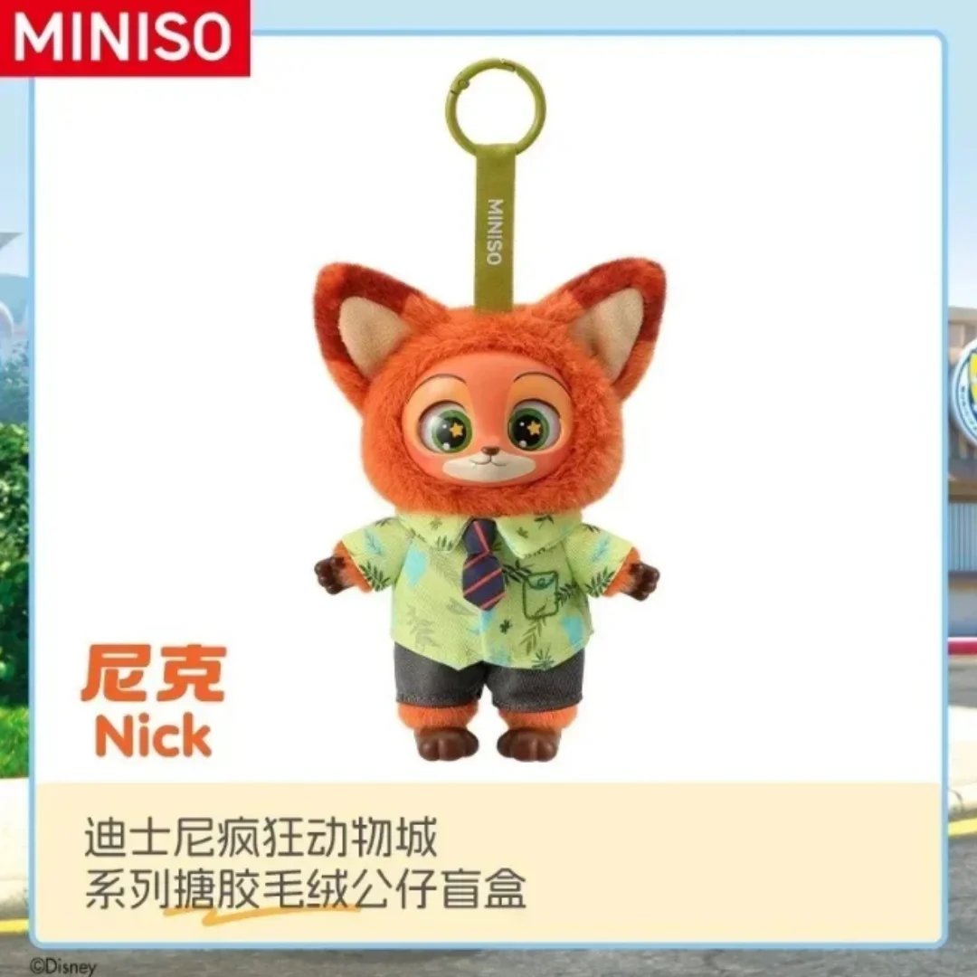 الأصلي ديزني حديقة الحيوان الفينيل القطيفة دمية صندوق أعمى سلسلة جودي نيك الرسوم المتحركة أفخم دمية نادر نمط أفضل هدية صندوق مفاجأة