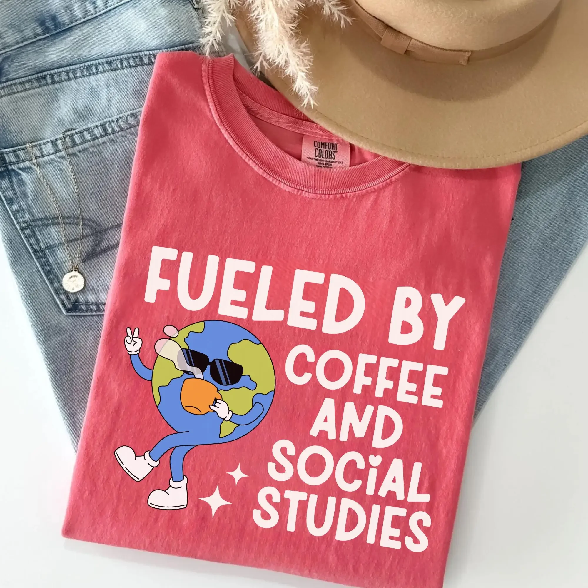 Social Studies Teacher T Shirt For  Back To School Elementary Subject 3rd Grade