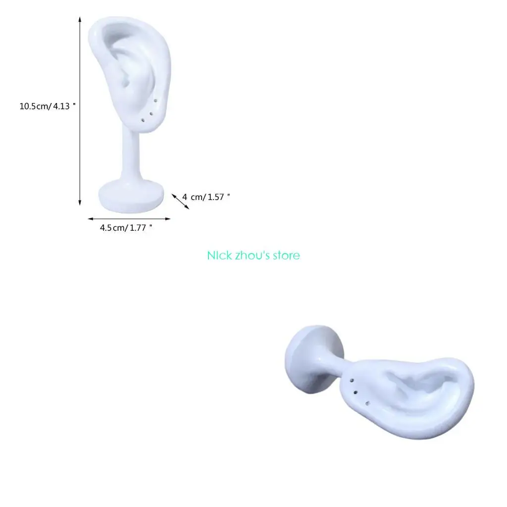 

E15E Elegant Earring Display Stand Jewelry Rack Simulated Ear Shaped Ear Rings Presentation Stand Earwear Holder