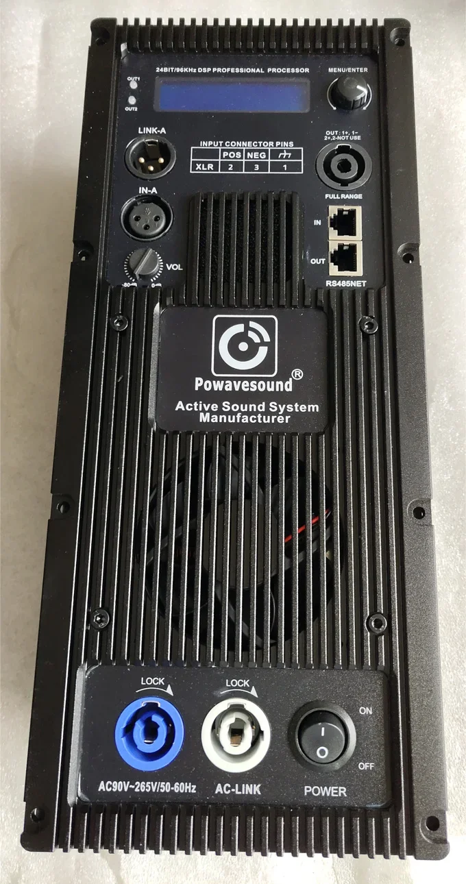 

Speaker amplifier module 2 way 2000W + 1000W plate amplifier board DSP inside for pro audio line array system