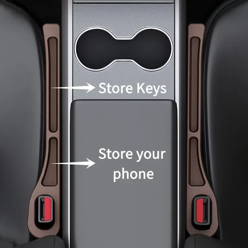 Car Seat Gap Plug, Car Interior Decoration Products, Car Clip Storage Box,Practical Small Accessories, Suitable for Daily Travel view 2