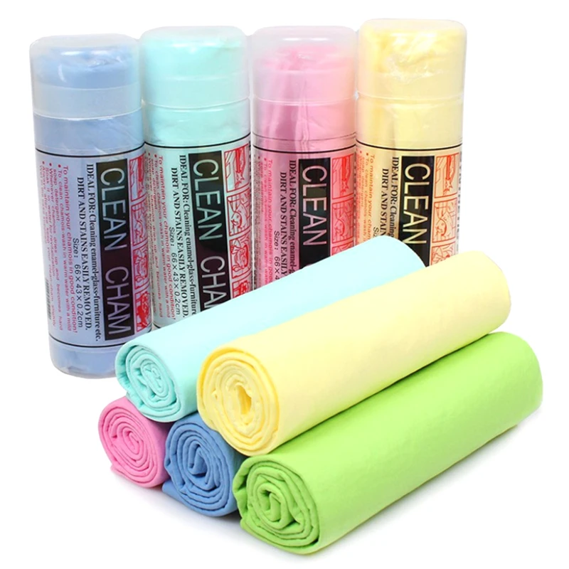 Pva Wash Car Towel Premium Quick-Dry Towel Ultra Absorbent Scratch-Free Reusable For Auto Maintenance Soft Deerskin Cloth
