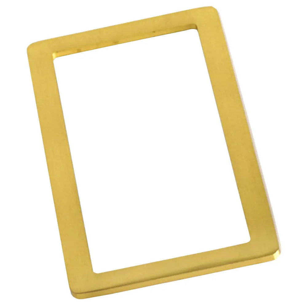 

Rectangular Frame Paper Weight Premium Copper Calligraphy Practice Aid Smooth Edges Safe Touch Golden Finish Desk Ornament Gift