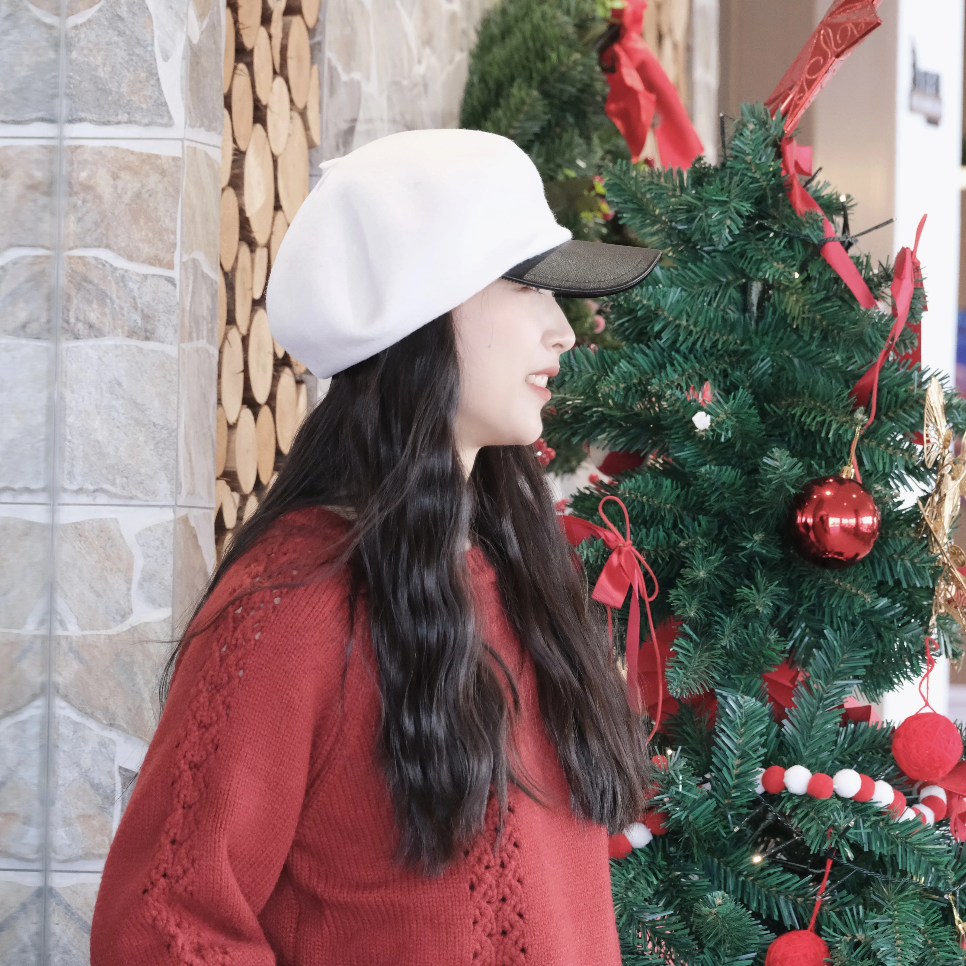 

Женская шерстяная бейсболка 2026: модный повседневный стиль, теплая, с козырьком