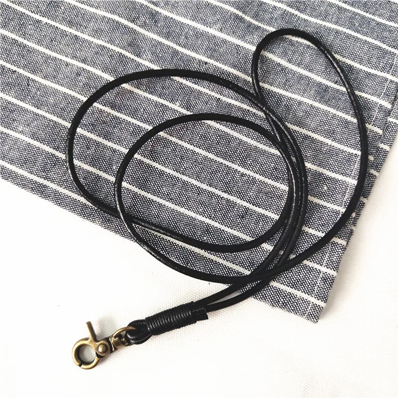 Genuine Leather Lanyard Neck Strap for Mobile Accessories