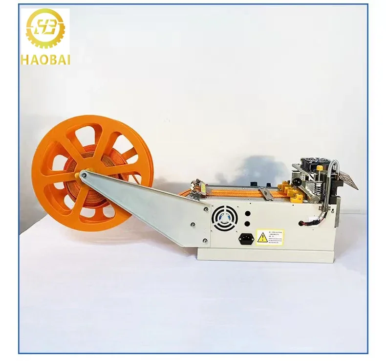 High speed automatic ultrasonic hot and cold knife mask rope textile hair rubber band elastic cord thread tape cutting machine