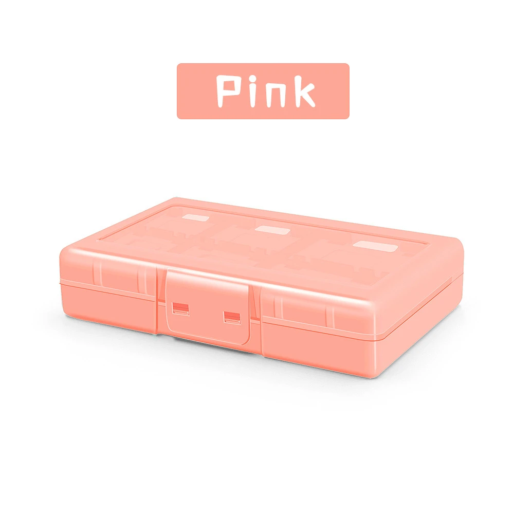 Portable Nintend Switch Travel Accessories 24 In 1 Game Card Case Micro SD Case Holder Hard Shell NS Storage Protector Box - view 6