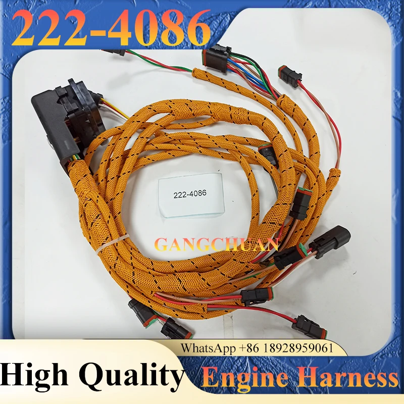 

Жгут проводов экскаватора 222-4086 2224086, жгут проводов в сборе для 140H 160H 966G 972G D7R, детали тяжелого оборудования