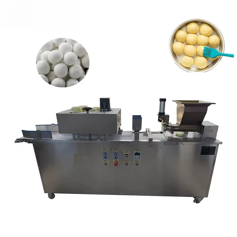 

Customized Multifunctional Dough Ball Rolling Cutter Machine Chia Seed Peanut Butter Focaccia Ball Making Equipment