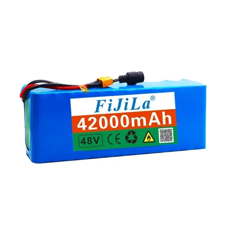 Imagem -03 - Bms Elétrico de Alta Potência com Carregador 13s3p 18650 48v 42000mah 1000w Conjunto Carregador 54.6v 2a