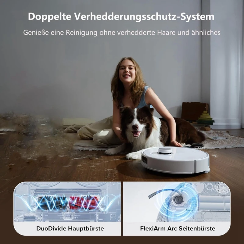 Abud-ロボット掃除機アクセサリー,メインブラシ,Hepaフィルター,モップクロス,ダストバッグ,Roborock qrevo curv