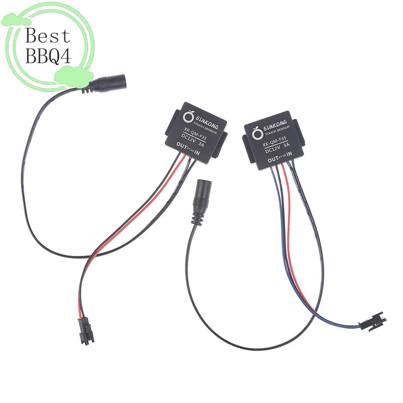 (1BBQ4)1pc DC12V 3A On/Off Touch Switch Waterproof Light Mirror Touch Switch For Bathroom Mirror Lamp Lighting Accessory Switch