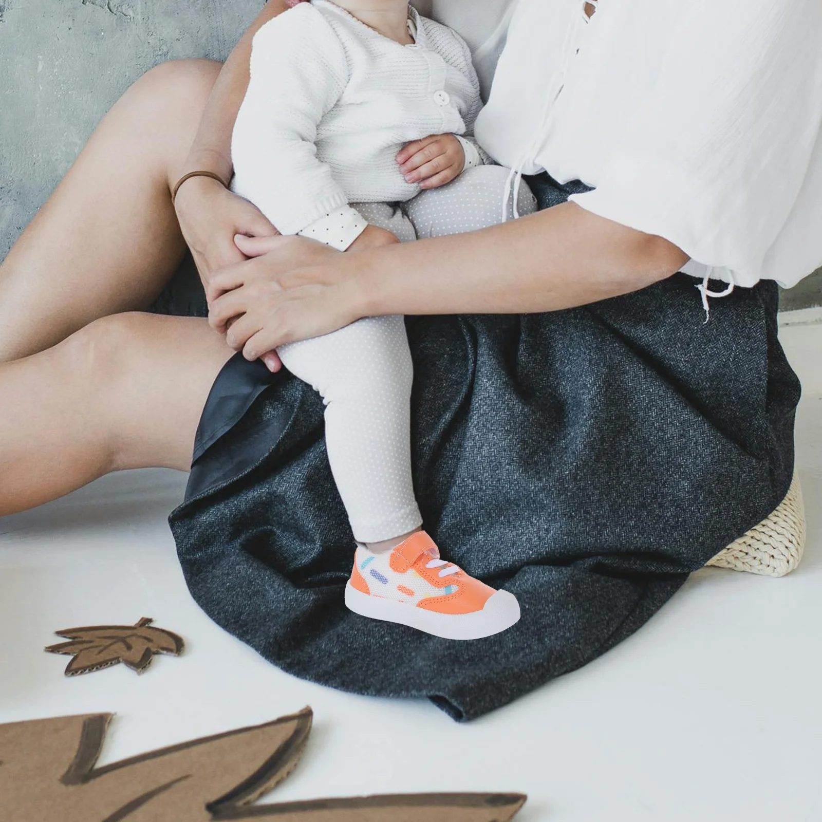 1 زوج لينة أسفل أحذية المشي الطفل 14 سنتيمتر طول الداخلي تنفس الرضع طفل الوليد أحذية مريحة القطن مادة Pp