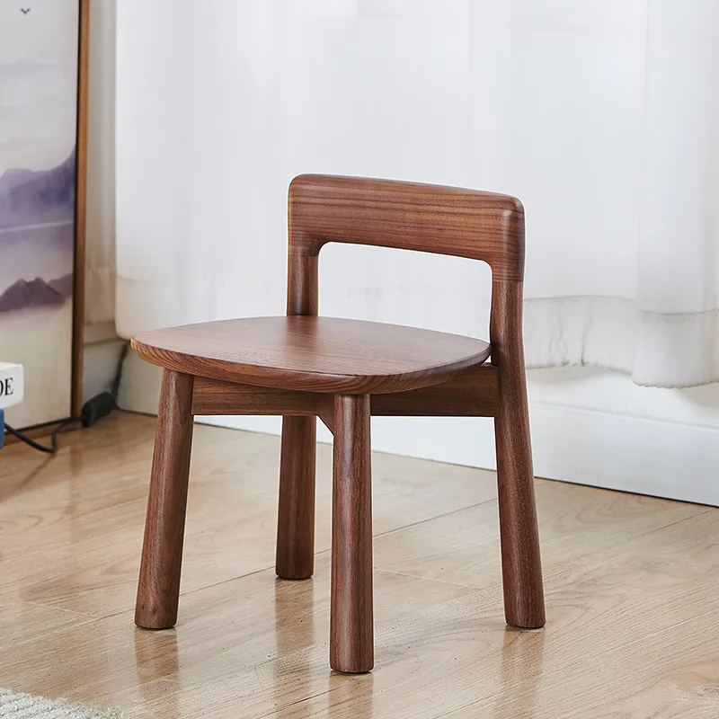 Solid wood small chair, small stool, home bench, wooden stool, low stool, children's chair, living room shoe changing