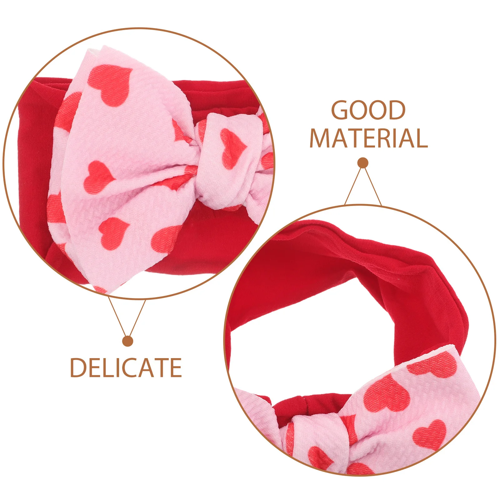 

2Pcs Oversized Bow Headbands Baby Girls Soft Stretchy Hair Accessories Newborn Infant Toddler Cute Printed Hairbands for Daily