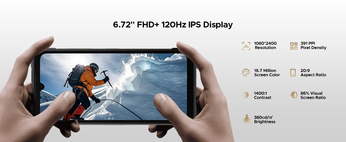 DOOGEE S200 Max 5G Rugged Phone 1.32' Rear Display Dual Light Flashlight 16GB 512GB 22000mAh 6.72'' 120Hz Screen Smartphone NFC