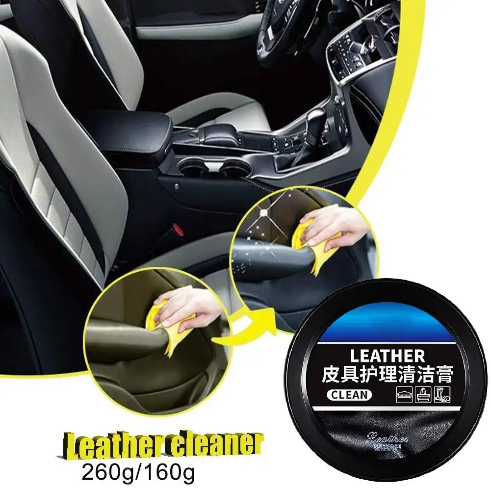 Leather Cleaning Care Paste Leather Sofa Leather Goods Paste Paste Washing Waterless Removing Cleaning Stain Multi-purpose G9n0