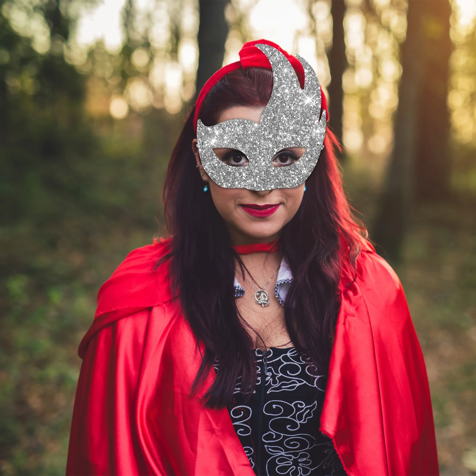 

15pcs Masquerade Masks Halloween Carnival Party Paper Masks For Women White Blank Animal Face Craft Reusable Mardi Gras