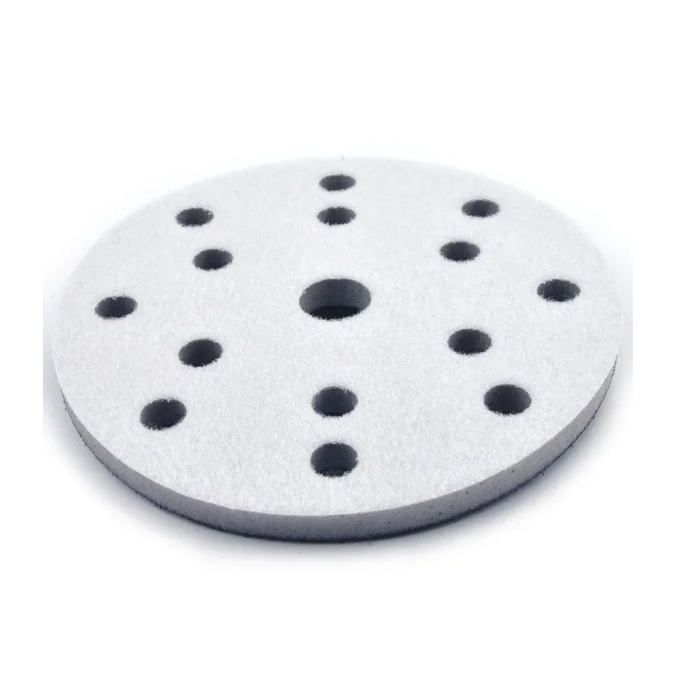6 Inch 150mm 15 Holes Soft Sponge Interface Pad Sanding Pads Backing Hook & Loop Sanding Discs For Polisher