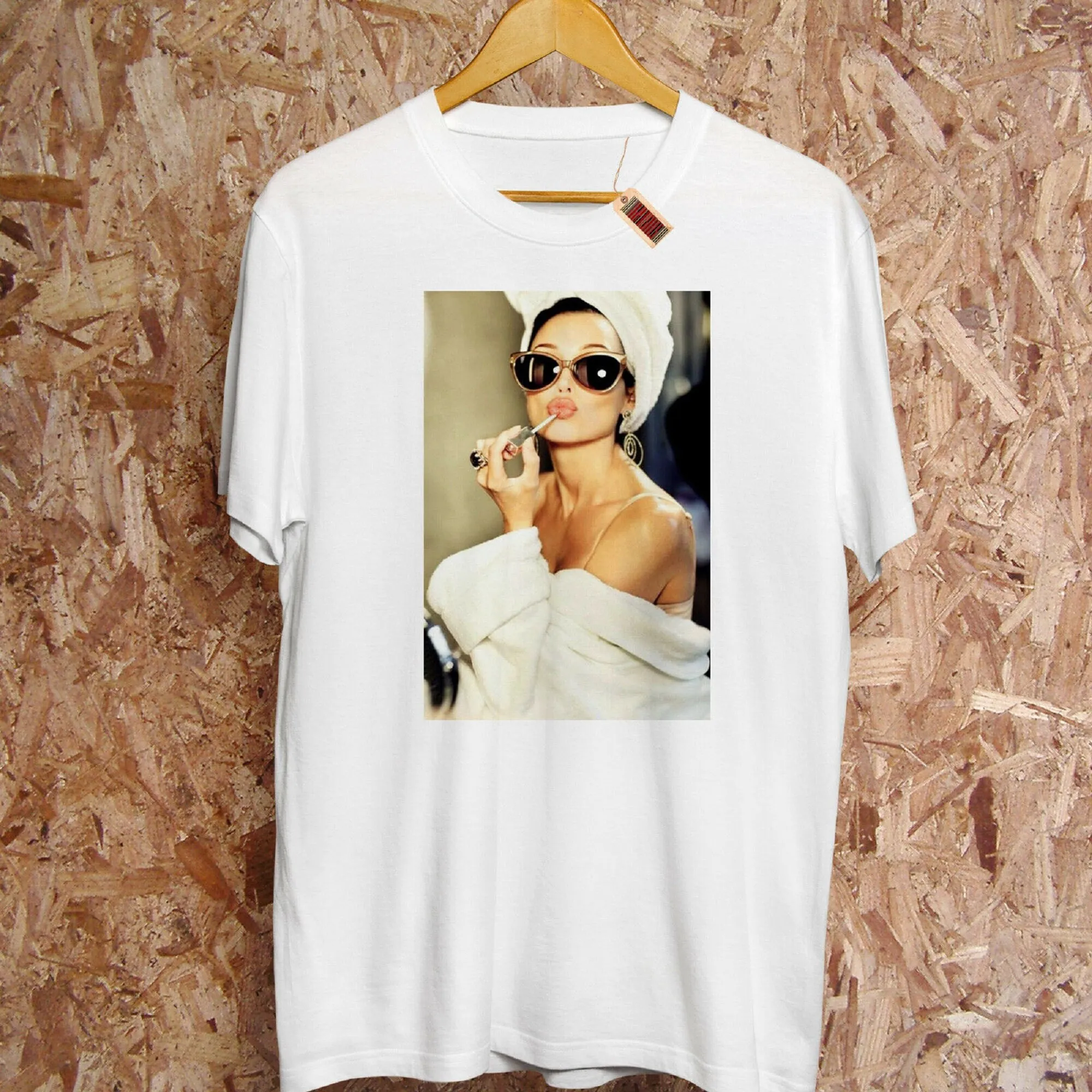 Audrey Sunglasses Classic Pout Hepburn Lip Gloss TRASHED Insta PREMIUM T-Shirt Funny heavy metal shirt Gift Unisex Tshirt