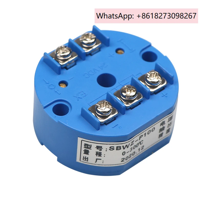 

SBWZ pt100 temperature transmitter, temperature module integrated transmitter output 4-20mA/0.2%