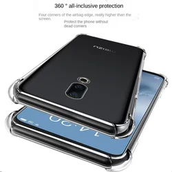 Case for Meizu 16 16th Air Cushion Clear Airbag Silicone TPU Bumper Shockproof Back Cover Phone Case for Meizu 16 Meizu16 16TH