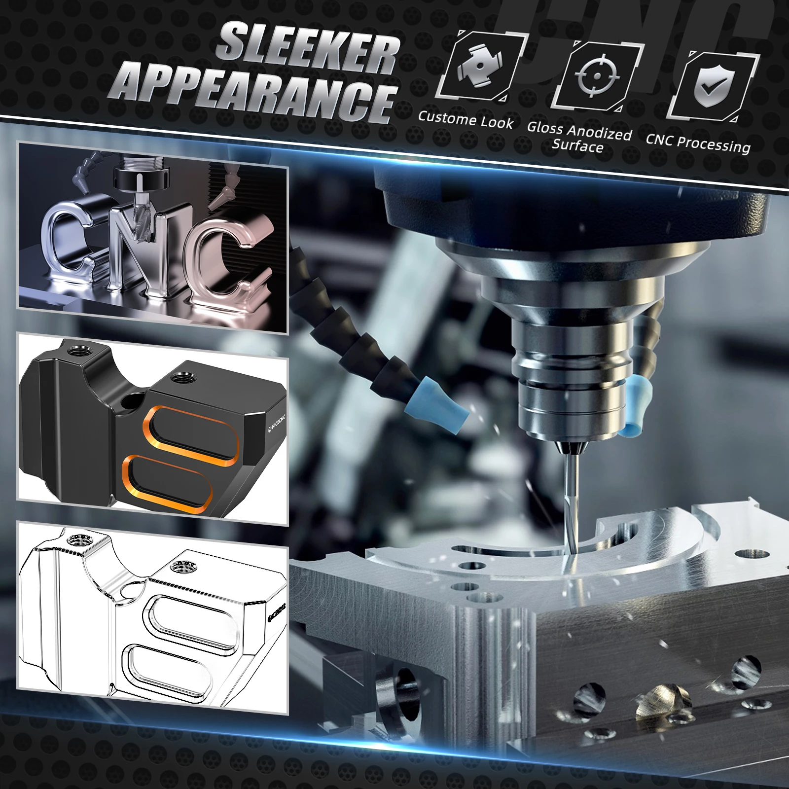 ل 2021-2024 هارلي سبورتستر S RH1250S المقود الناهضون 1.77 "45 مللي متر ارتفاع 0.59" 15 مللي متر إلى الخلف