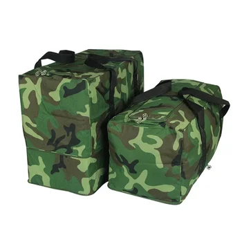 Sac à bagages de l'armée surdimensionnée militaire chinoise, étui de transport PLA, haute capacité, émission militaire, camouflage vert, tout neuf, original