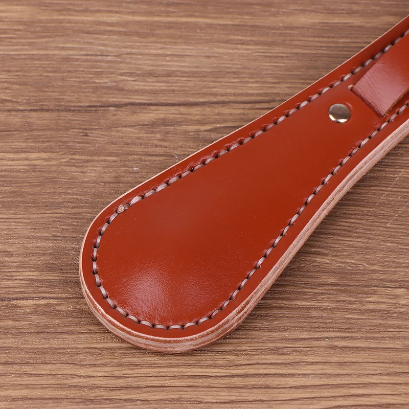 Picture 6: 1PCS Multi-function Self-defense Cowhide Contains Lead Block Portable Tactical Tool Classic Boston Leather Racket