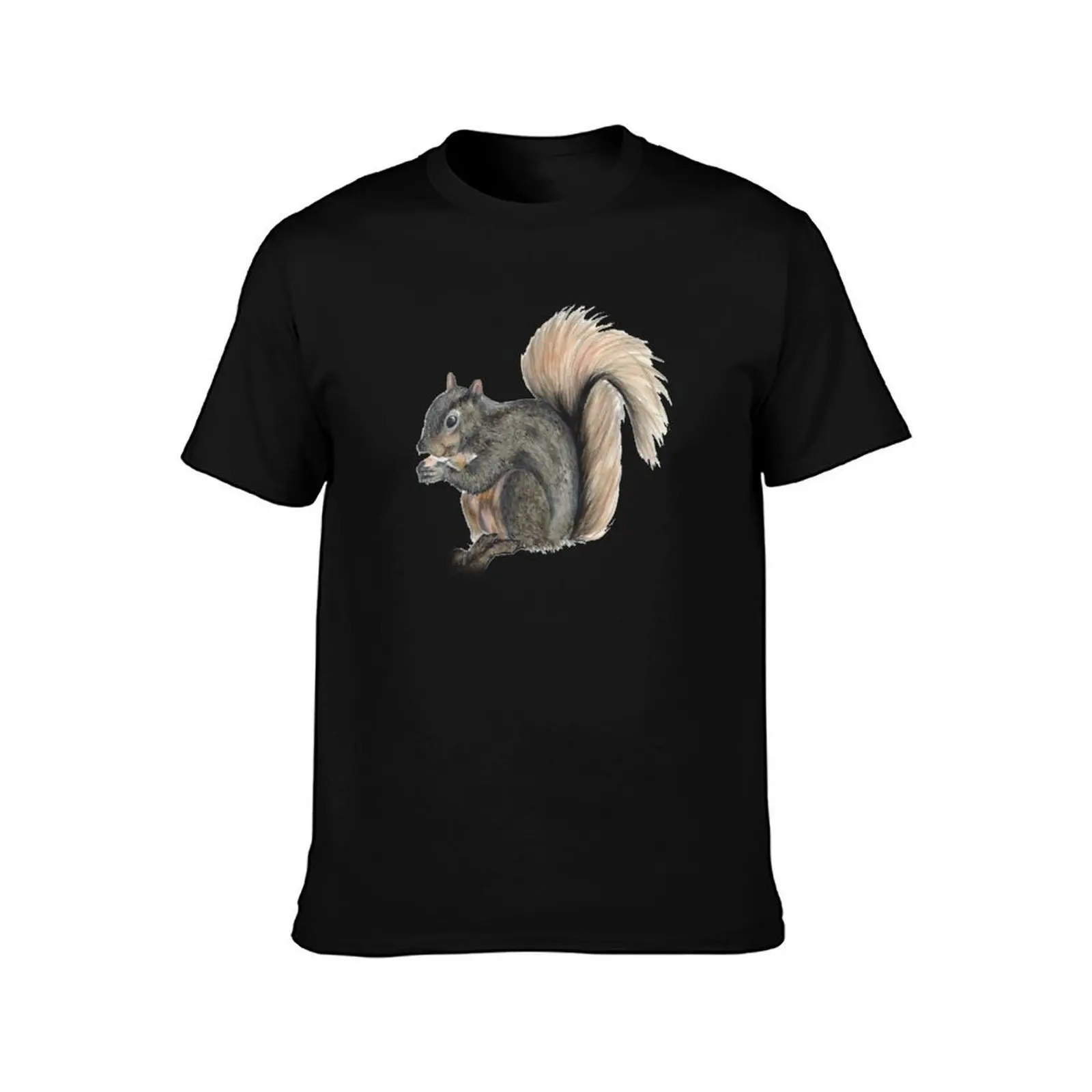 Squirrel Colored Pencil and Marker Drawing by Art Vibes - BrittsArtVibes BrittanysArtVibes ArtVibes T-Shirt, Unisex Men Women