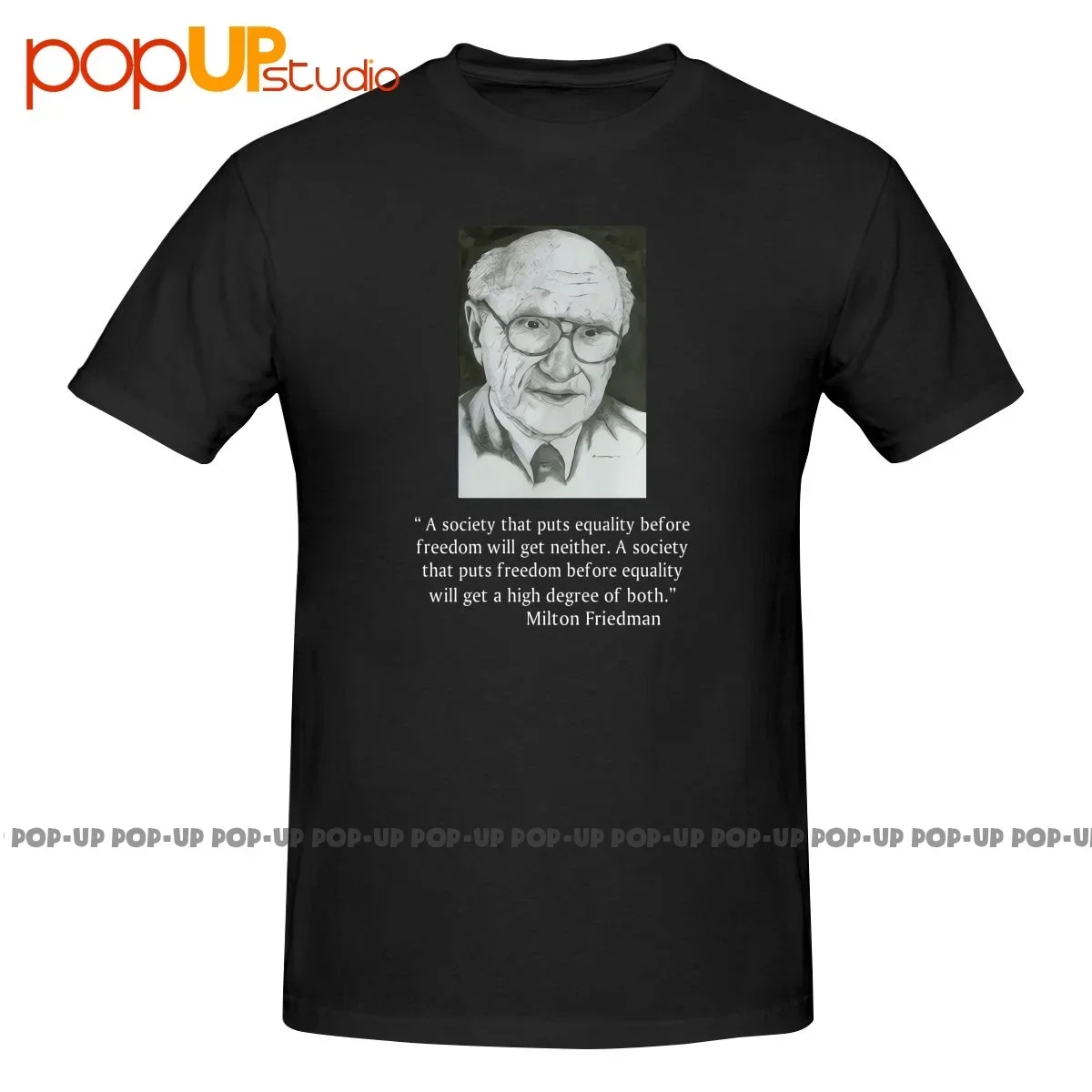 Milton Friedman Conservative Libertarian Free Market Hero Shirt T-shirt Tee Design Best Seller