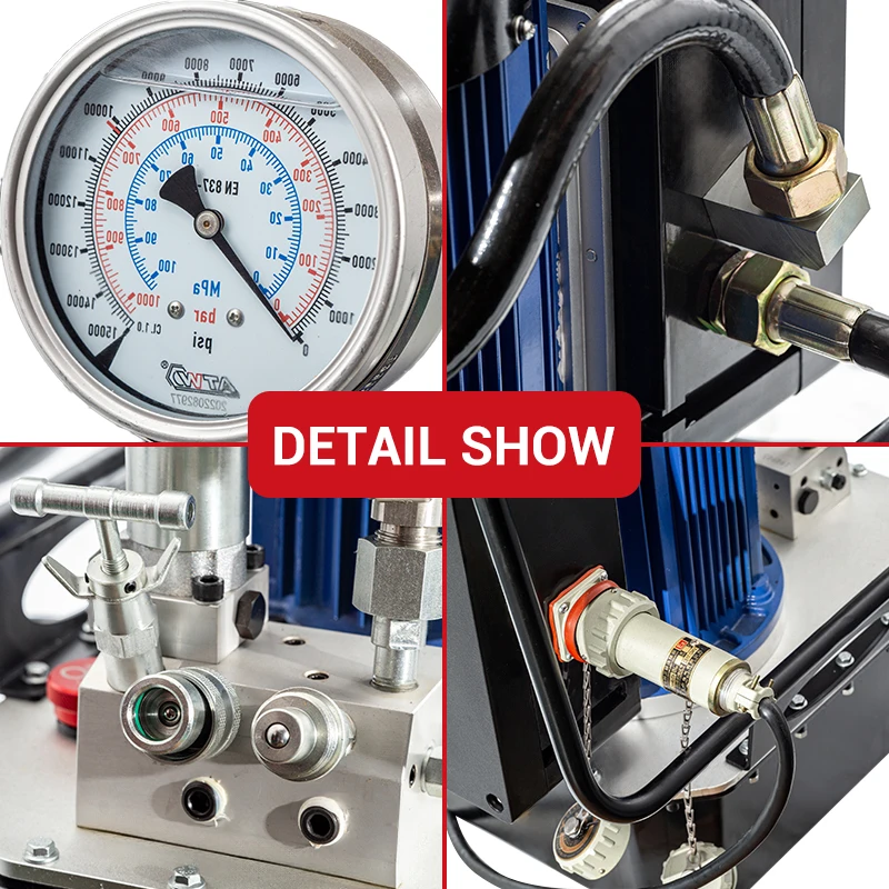 مضخة مفتاح العزم الهيدروليكي المحمولة KLW4010EXII WREN مضخة هيدروليكية كهربائية ذات حركة واحدة