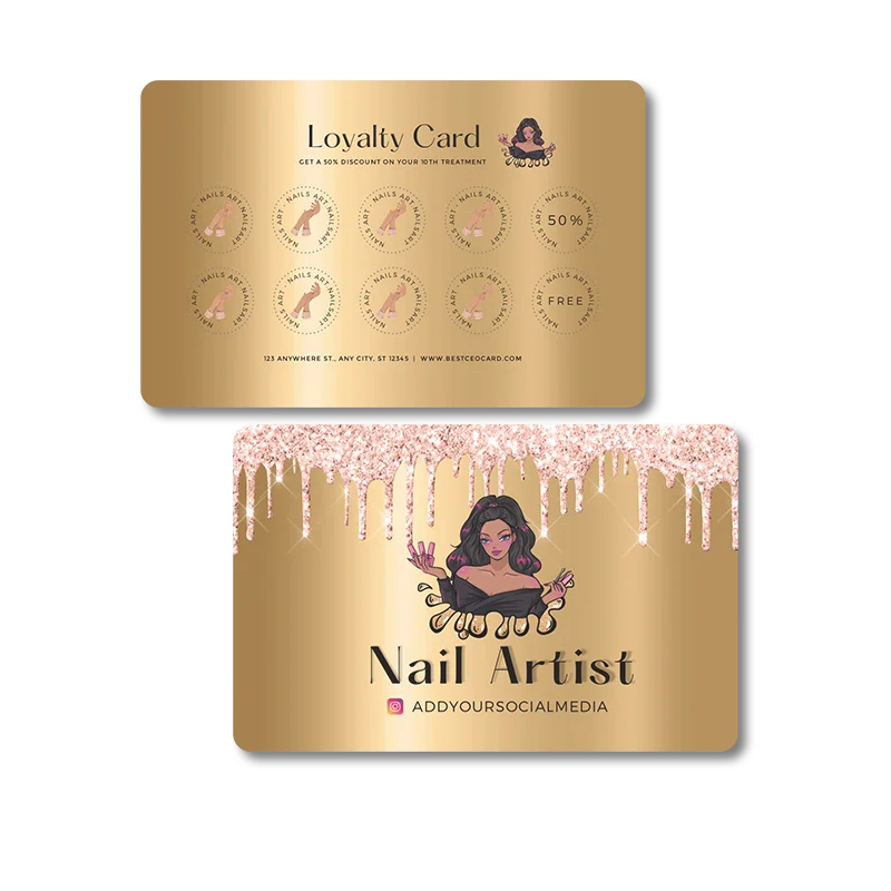 100pcs Loyalty Cards Printing Customized Your Logo Credit VIP Visit Business Membership Gift DIY Free Design Print Visit Cards