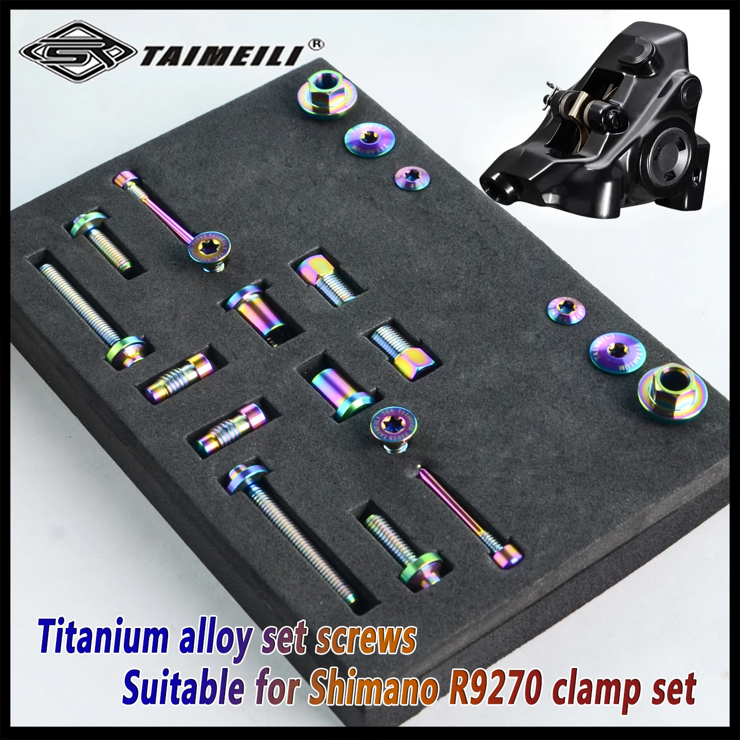 TAIMEILI titanium alloy set screws are suitable for ShimanoR9270 clamp set modification and replacement
