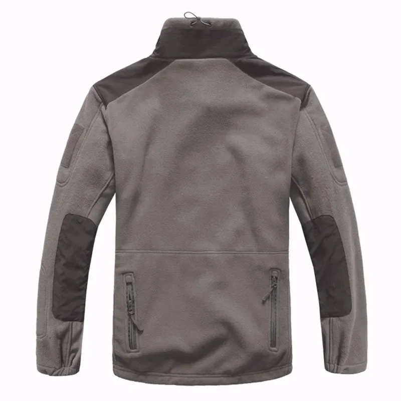 Men's Combat Fleece Softshell Jacket for Climbing, Camping, Hunting - Military Thermal Tactical Coats