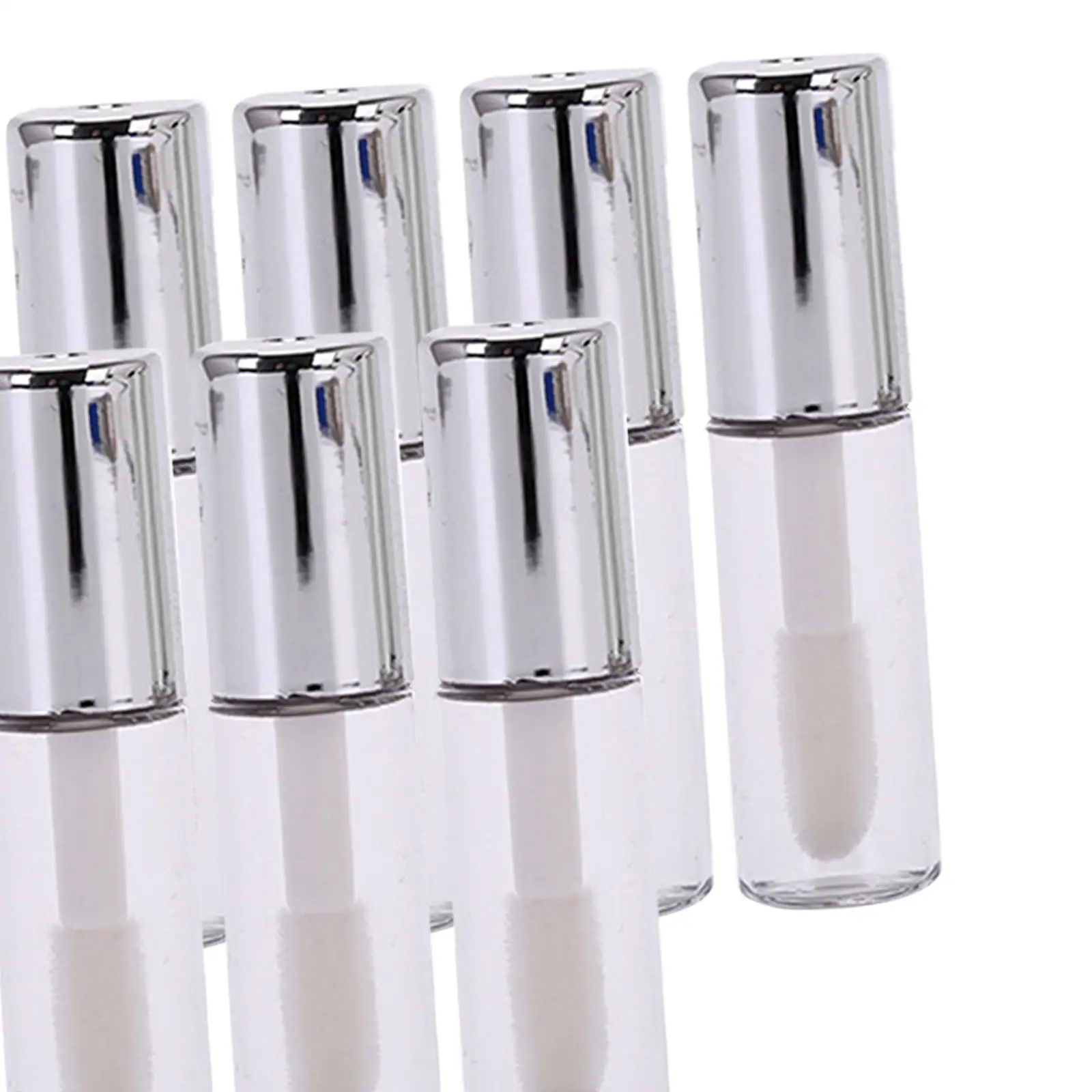 Tubes de brillant à lèvres vides, flacons cosmétiques en PP, format voyage, pour le stockage de baume à lèvres, d'huile, d'échantillons DIY pour femmes et filles
