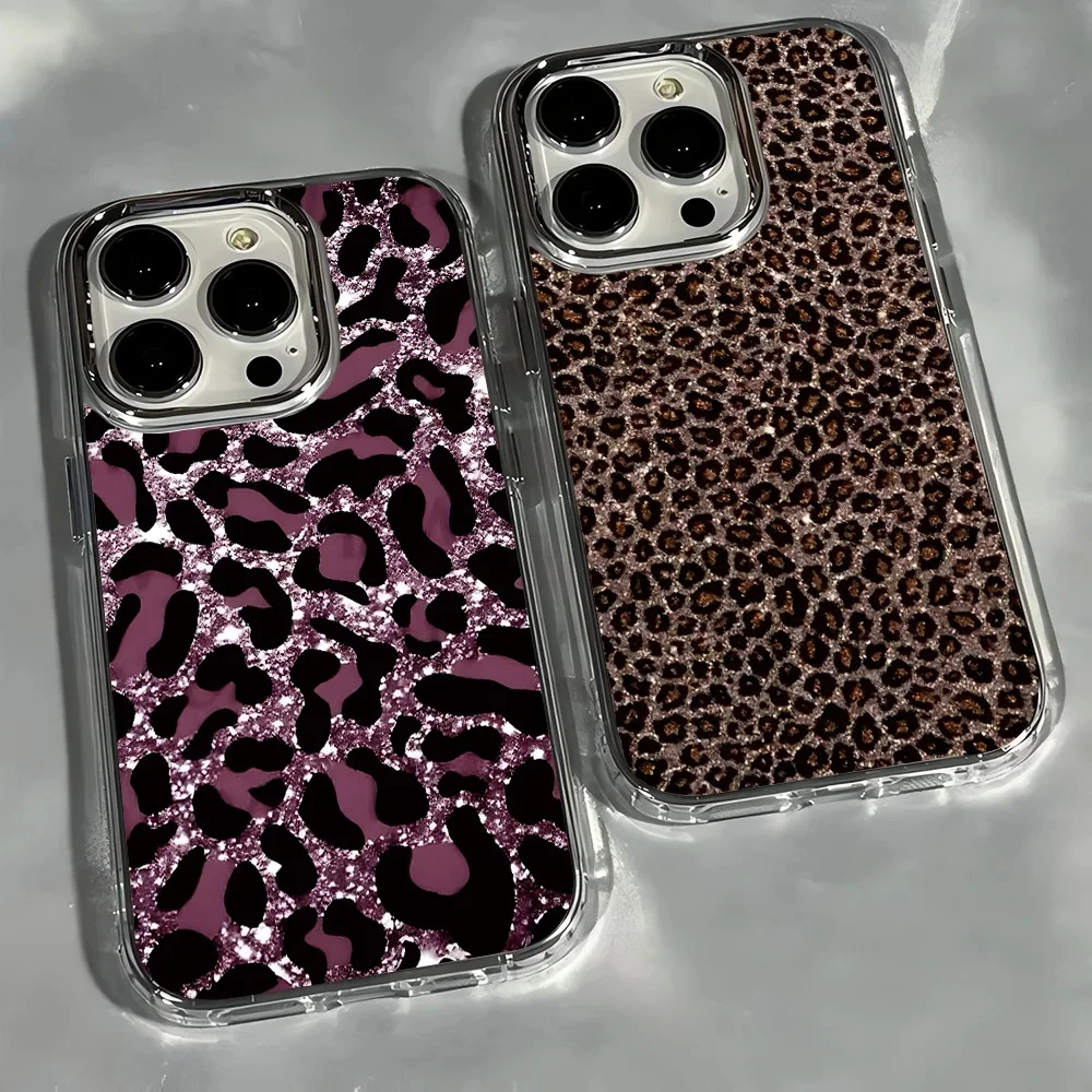 Leopardenmuster-Hülle für Samsung Galaxy S26 Edge S25 S24 S23 FE S22 Ultra Plus A73 5G A72 4G A71 A57 A55 A56 A51 4G TPU Soft Cover