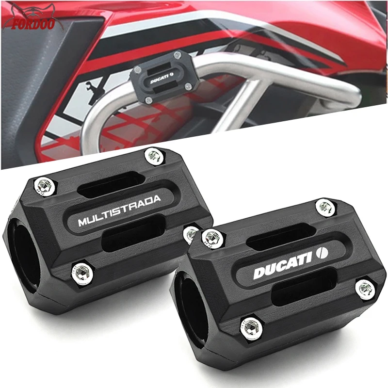 For DUCATI MULTISTRADA 950 1200 /1260 /S /ST V2 V2S V4 RALLY V4S Motorcycle Engine Crash bar Decorative Bumper Protection