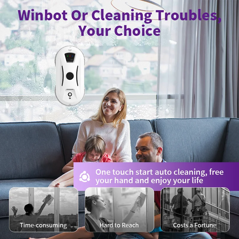 لروبوت منظف النوافذ المنزلي لانجو