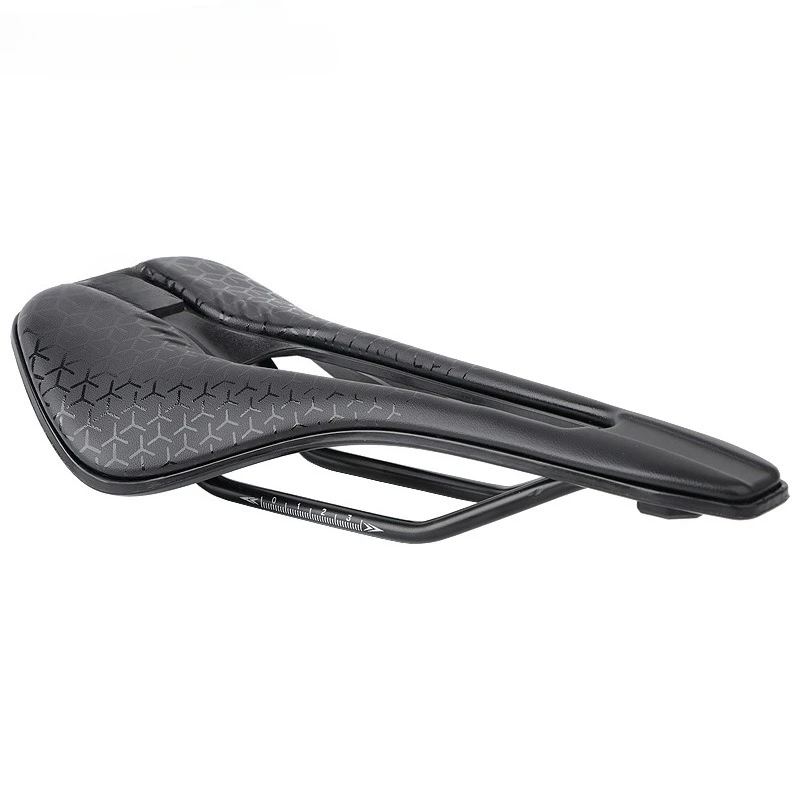

Mountain bike road bike seat cushion saddle lightweight seat cushion microfiber leather hollow comfortable breathable saddle