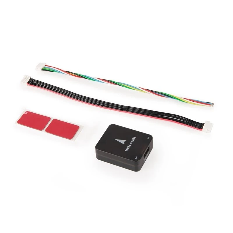 A97I-M9N Micro GPS Module For RC Airplane FPV Long Range Drone Including Case Digital Compass Patch Antenna(IST8310)