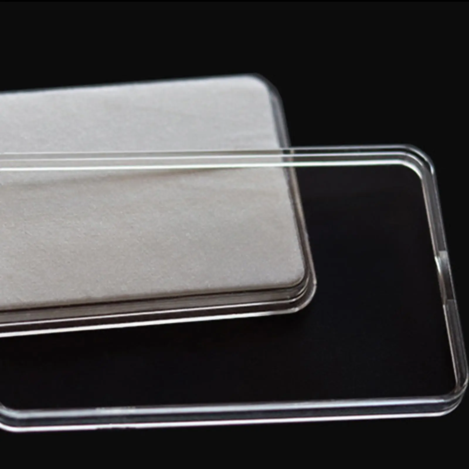 Clear Plastic Collection Displaying Container Holder