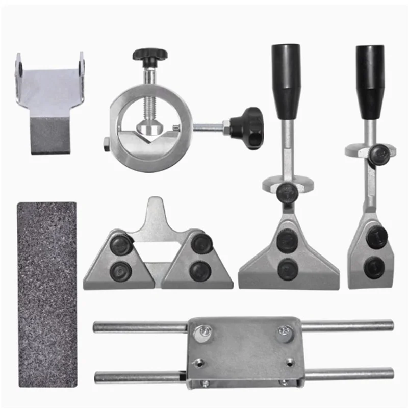 Long/Short Knife/Scissor Clip/Flat Clip/Axe Clamp/Tool Holder Double Wheel Water-Cooled Grinder Knife Sharpener Accessories