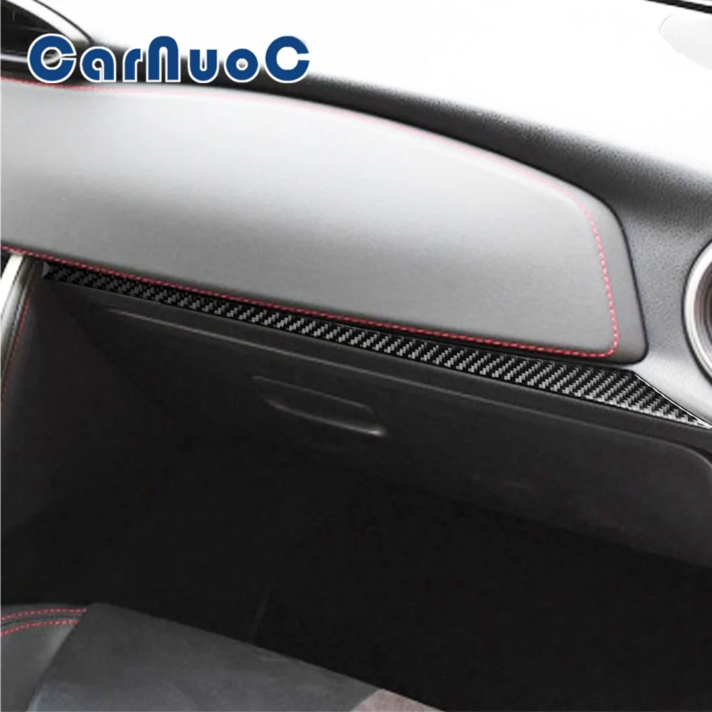 

Carbon Fiber Stickers For Toyota 86 Subaru BRZ 2016-2020 Dashboard Decorative Strips Car Interior Accessories Instrument Trim