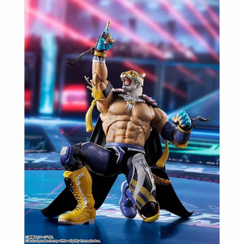

Bandai SHF Iron Fist 8 Leopard King KING Leopard Movie Model