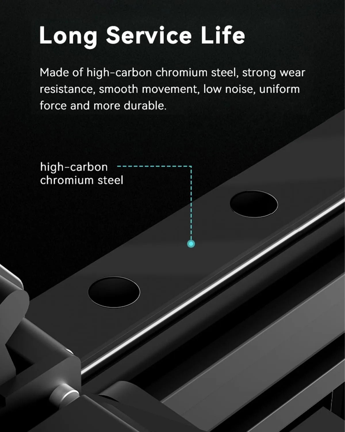 Creality atualização oficial ender 3 v3 se kit de trilho linear, mgn12 impressão de alta precisão 280mm comprimento do trilho deslizante peças de impressora 3d