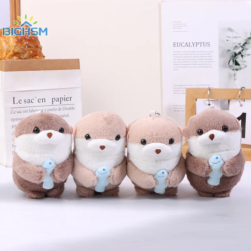 11cm Otter Doll Cute Little Otters Little Animal Plush Toy Mini Doll Table Decoration Christmas Gift