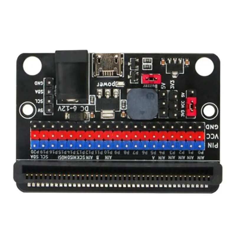 B04B-3Pcs Expansion Board For Microbit GPIO Expansion Python IO:Bit 5V With On Board Passive Buzzer