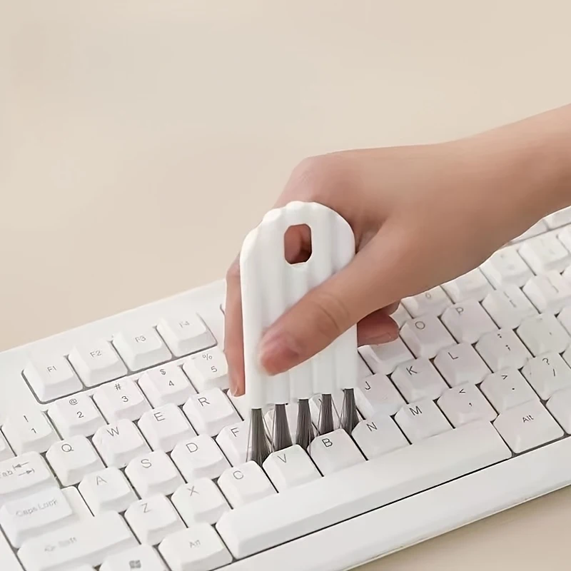 Ergonomic Keyboard Stand Accessory Pack of 2 Stands & 1 Cleaning Brush, Adjustable Angle Riser Holder for Office Desktop Keyboar